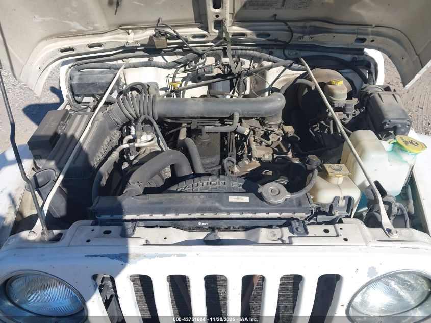 1998 Jeep Wrangler Sahara VIN: 1J4FY49S2WP802400 Lot: 43751604