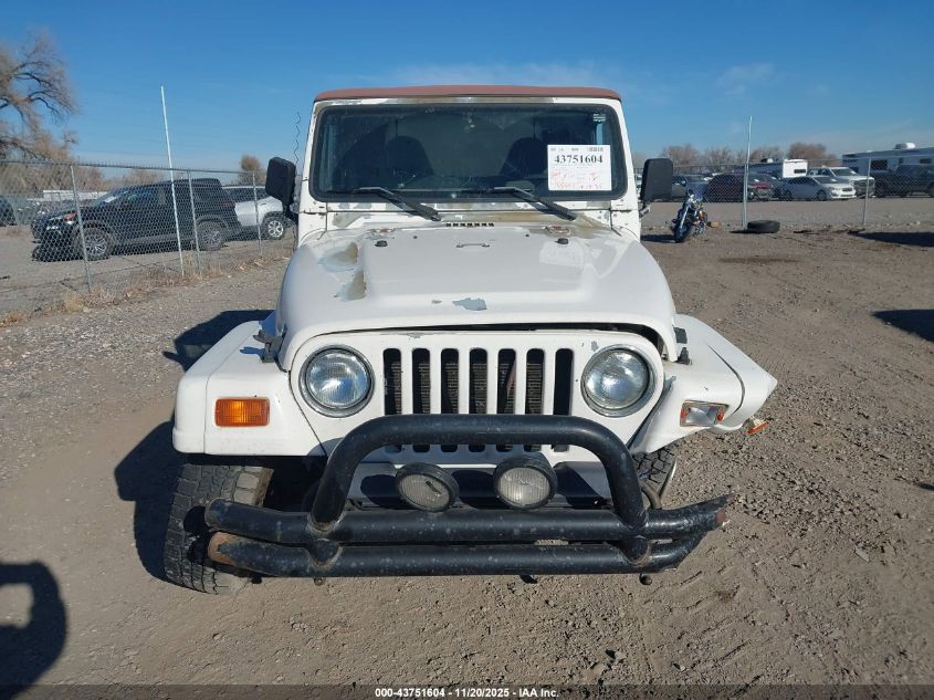 1998 Jeep Wrangler Sahara VIN: 1J4FY49S2WP802400 Lot: 43751604