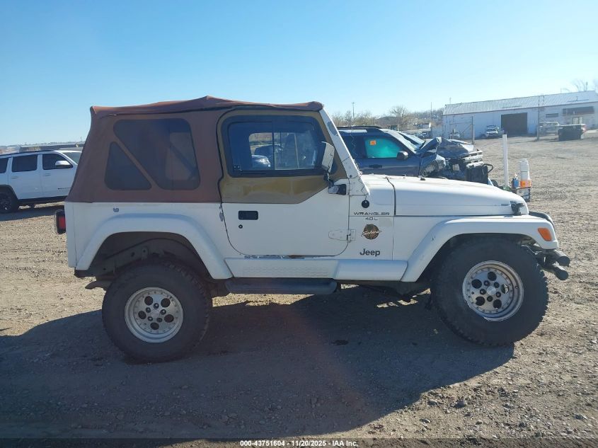 1998 Jeep Wrangler Sahara VIN: 1J4FY49S2WP802400 Lot: 43751604