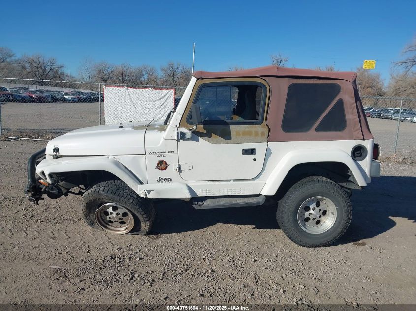 1998 Jeep Wrangler Sahara VIN: 1J4FY49S2WP802400 Lot: 43751604