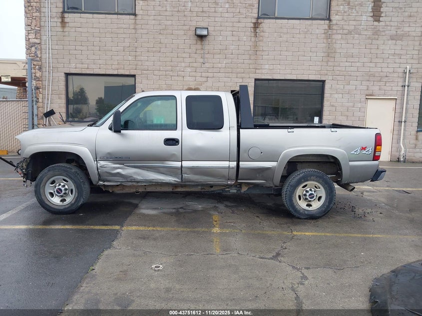 2001 GMC Sierra 2500Hd Sle VIN: 1GTHK29U91Z283753 Lot: 43751612