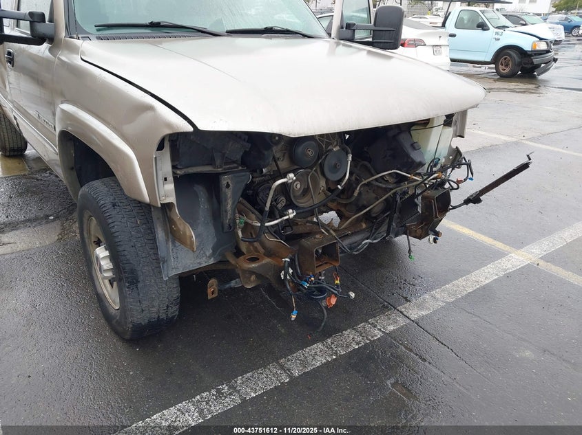 2001 GMC Sierra 2500Hd Sle VIN: 1GTHK29U91Z283753 Lot: 43751612