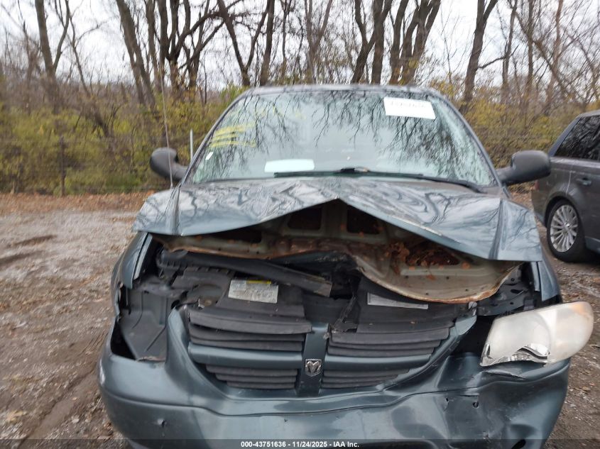 2006 Dodge Grand Caravan Se VIN: 1D4GP24R56B562393 Lot: 43751636