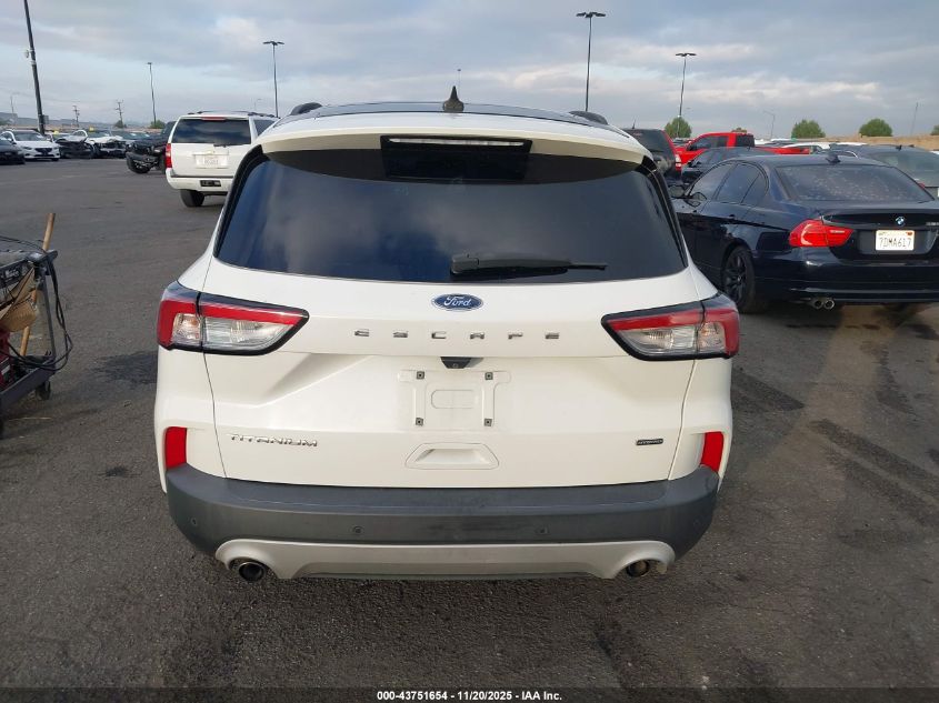 2020 Ford Escape Titanium Hybrid VIN: 1FMCU0DZ4LUC04268 Lot: 43751654