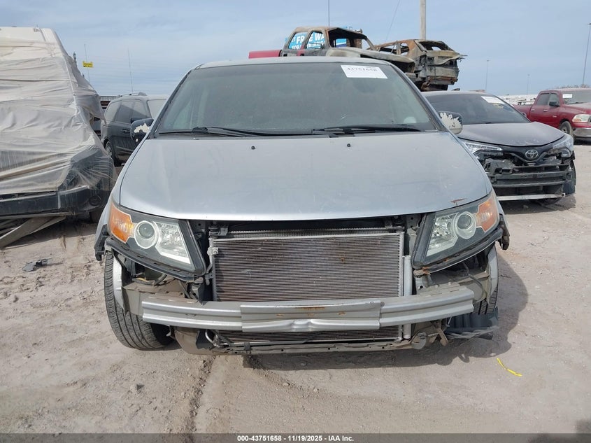 2011 Honda Odyssey Ex-L VIN: 5FNRL5H66BB002263 Lot: 43751658