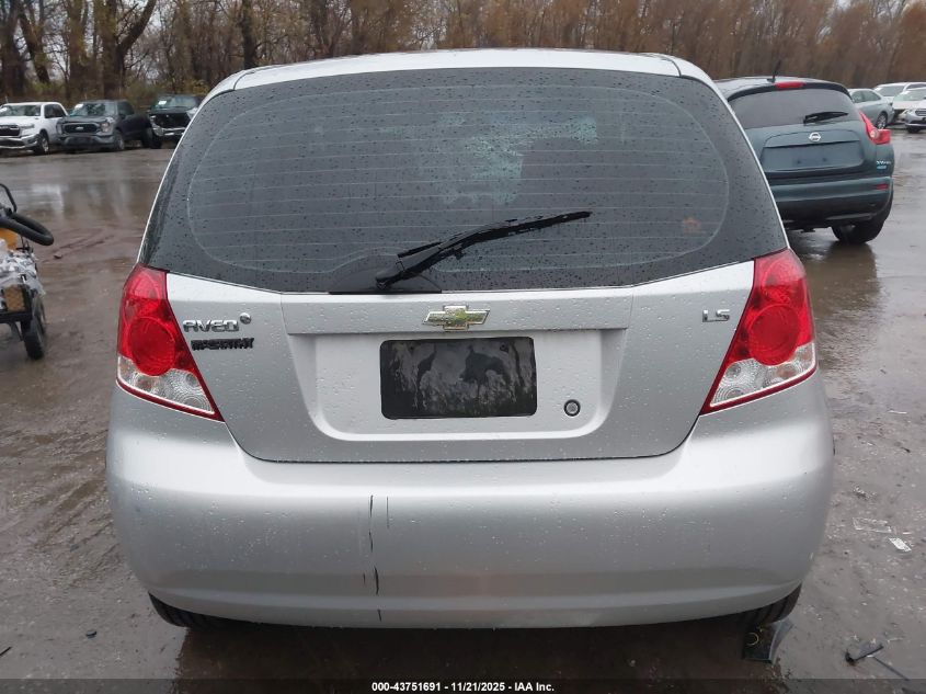 2007 Chevrolet Aveo 5 Ls VIN: KL1TD66667B770225 Lot: 43751691