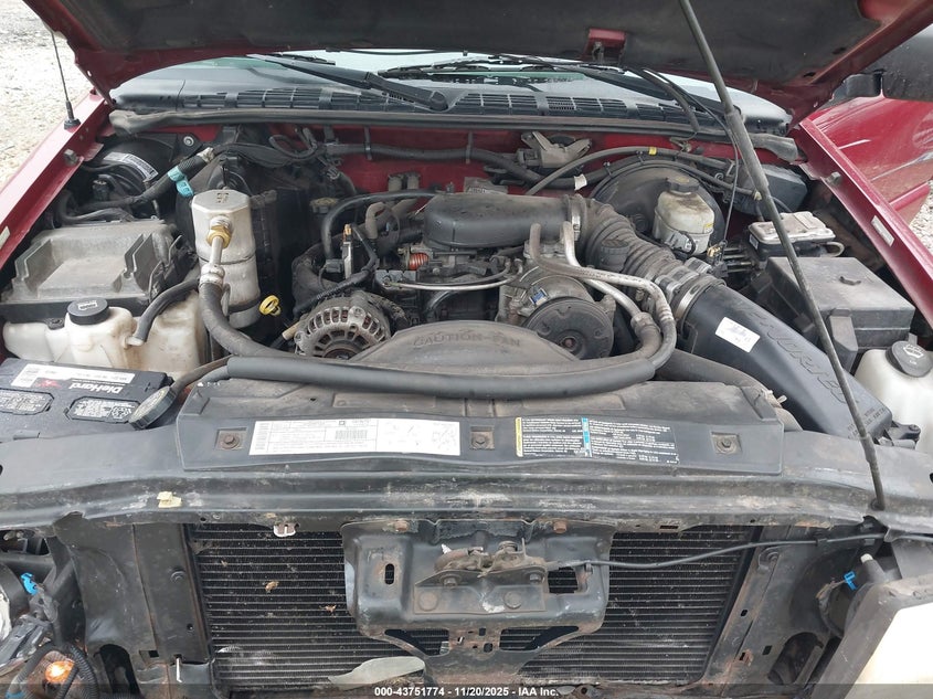 2002 GMC Sonoma Sls VIN: 1GTCS19W128251974 Lot: 43751774