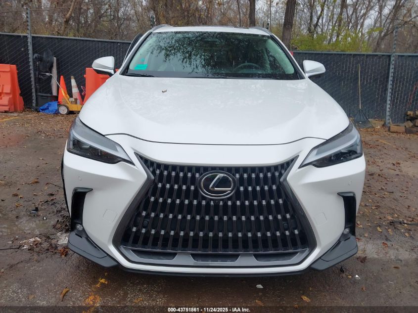 2025 Lexus Nx 350 Premium VIN: 2T2GGCEZ2SC069702 Lot: 43751861