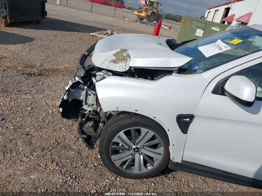 2024 Mitsubishi Outlander Sport 2.0 Es Awc/2.0 Le Awc/2.0 Ralliart Awc/2.0 S Awc/2.0 Se Awc/2.0 Trail Edition Awc VIN: JA4ARUAU1RU025539 Lot: 43751906