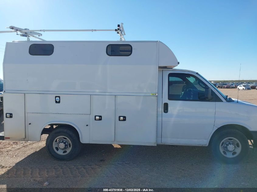 2018 Chevrolet Express Cutaway Work Van VIN: 1GB0GRFP1J1308007 Lot: 43751938