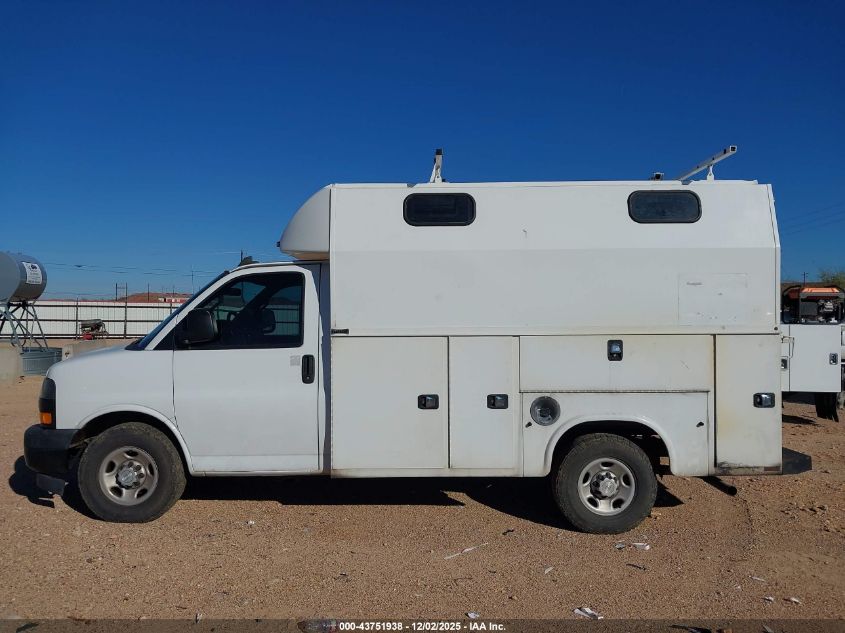 2018 Chevrolet Express Cutaway Work Van VIN: 1GB0GRFP1J1308007 Lot: 43751938