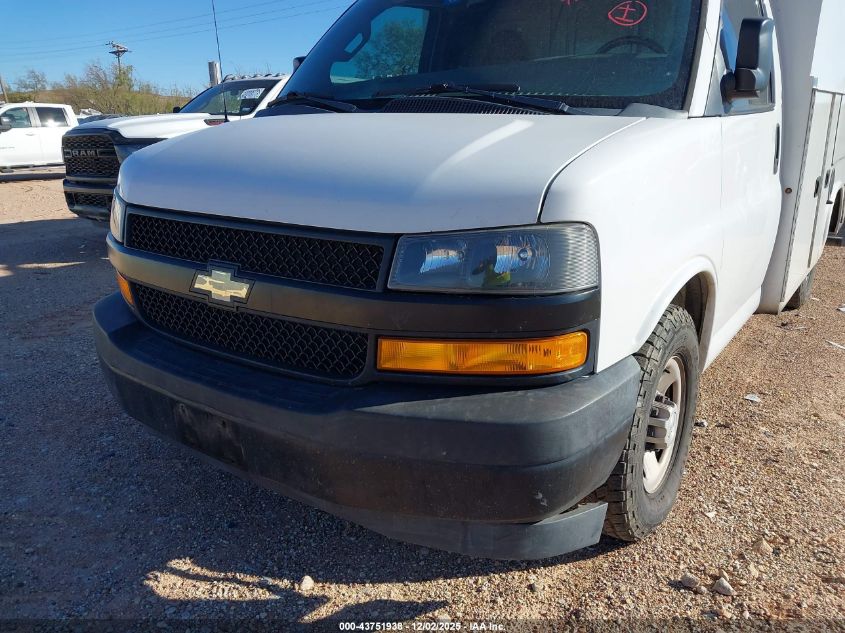 2018 Chevrolet Express Cutaway Work Van VIN: 1GB0GRFP1J1308007 Lot: 43751938