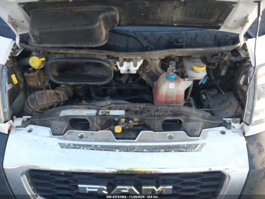 2021 Ram Promaster 2500 High Roof 159 Wb VIN: 3C6LRVDG4ME523842 Lot: 43751984