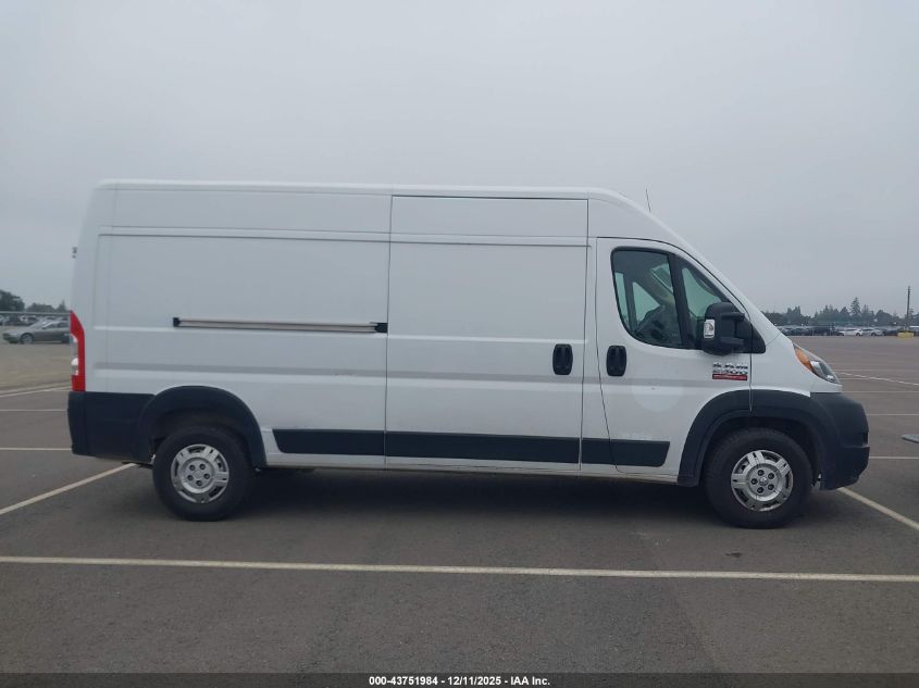 2021 Ram Promaster 2500 High Roof 159 Wb VIN: 3C6LRVDG4ME523842 Lot: 43751984