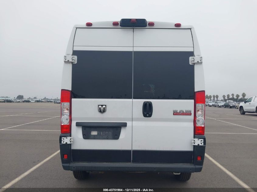2021 Ram Promaster 2500 High Roof 159 Wb VIN: 3C6LRVDG4ME523842 Lot: 43751984