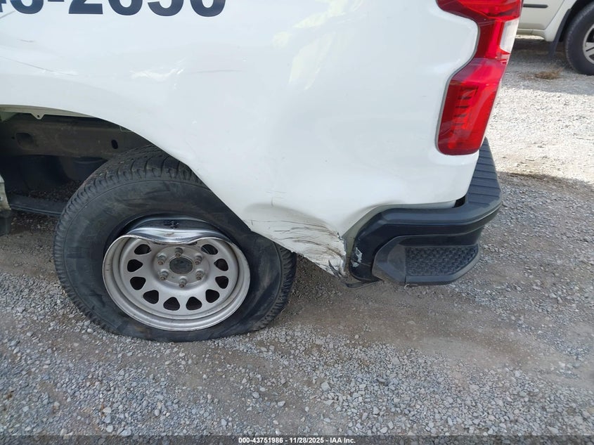 2021 Chevrolet Silverado 1500 2Wd Long Bed Wt VIN: 3GCNWAEHXMG367501 Lot: 43751986