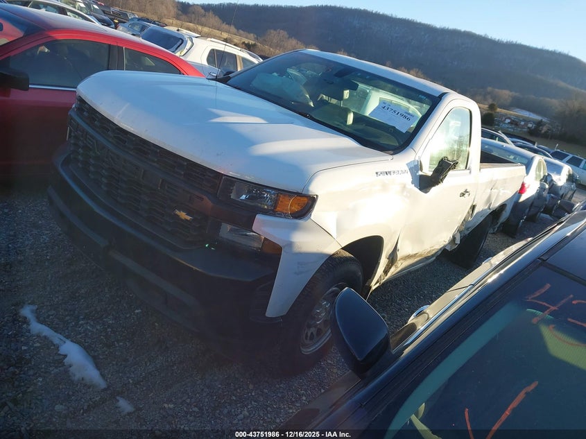 VIN 3GCNWAEHXMG367501 2021 CHEVROLET SILVERADO 1500 2WD  LONG BED WT