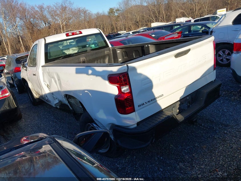 VIN 3GCNWAEHXMG367501 2021 CHEVROLET SILVERADO 1500 2WD  LONG BED WT