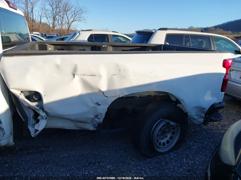 VIN 3GCNWAEHXMG367501 2021 CHEVROLET SILVERADO 1500 2WD  LONG BED WT