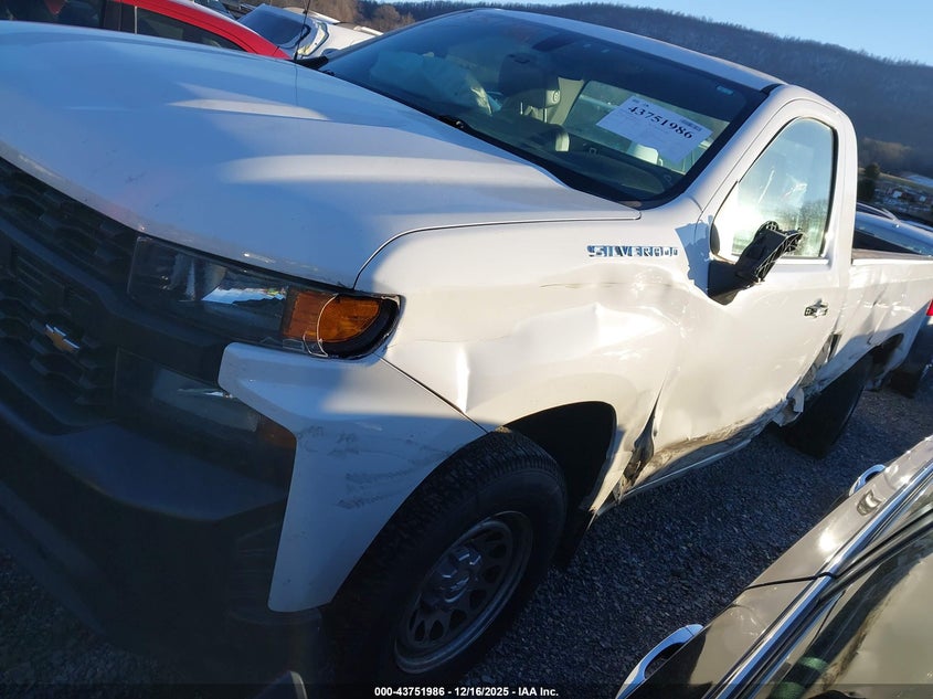 VIN 3GCNWAEHXMG367501 2021 CHEVROLET SILVERADO 1500 2WD  LONG BED WT