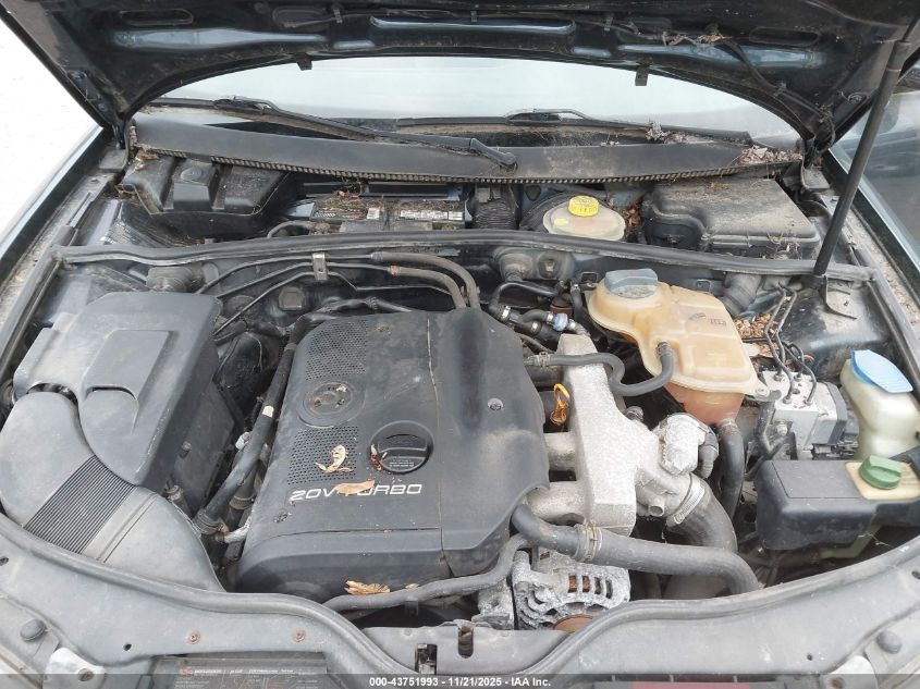 2000 Volkswagen Passat Gls VIN: WVWMA23B8YP162940 Lot: 43751993