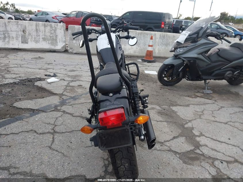 2018 Honda Cmx500 VIN: MLHPC5616J5100186 Lot: 43751995