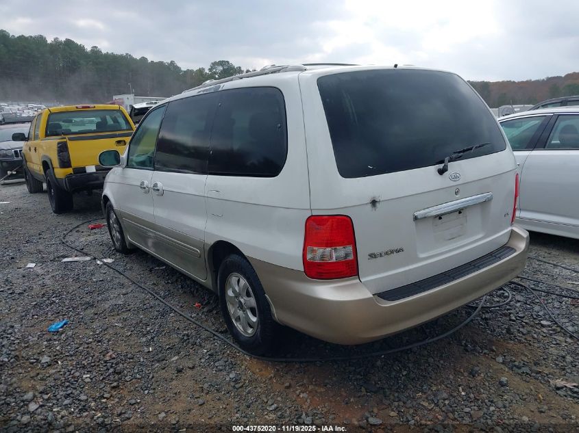 KNDUP131246566980 2004 KIA SEDONA photo no. 3
