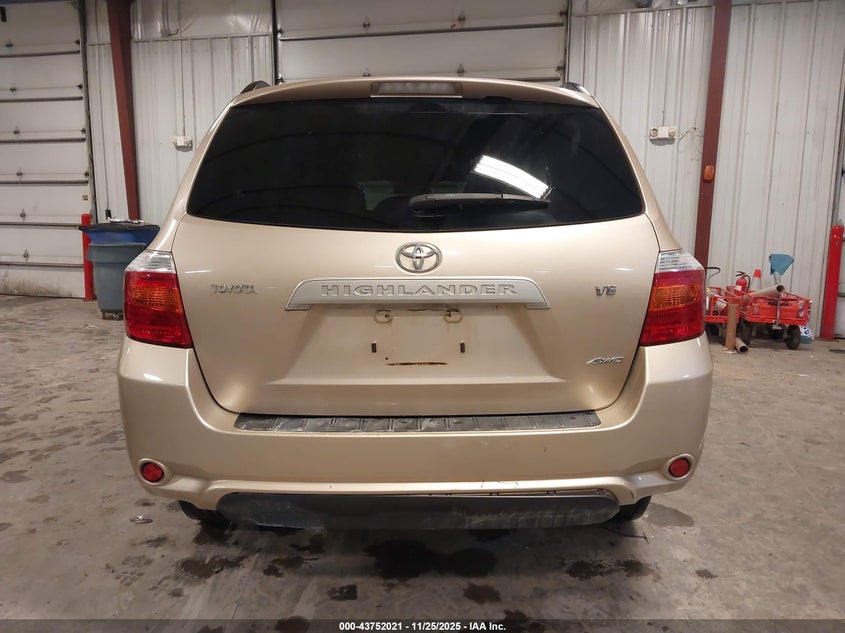 2008 Toyota Highlander VIN: JTEES41A082038211 Lot: 43752021