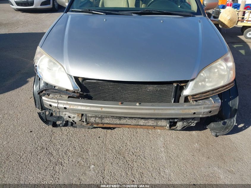 2005 Honda Civic Hybrid VIN: JHMES96685S023973 Lot: 43752033