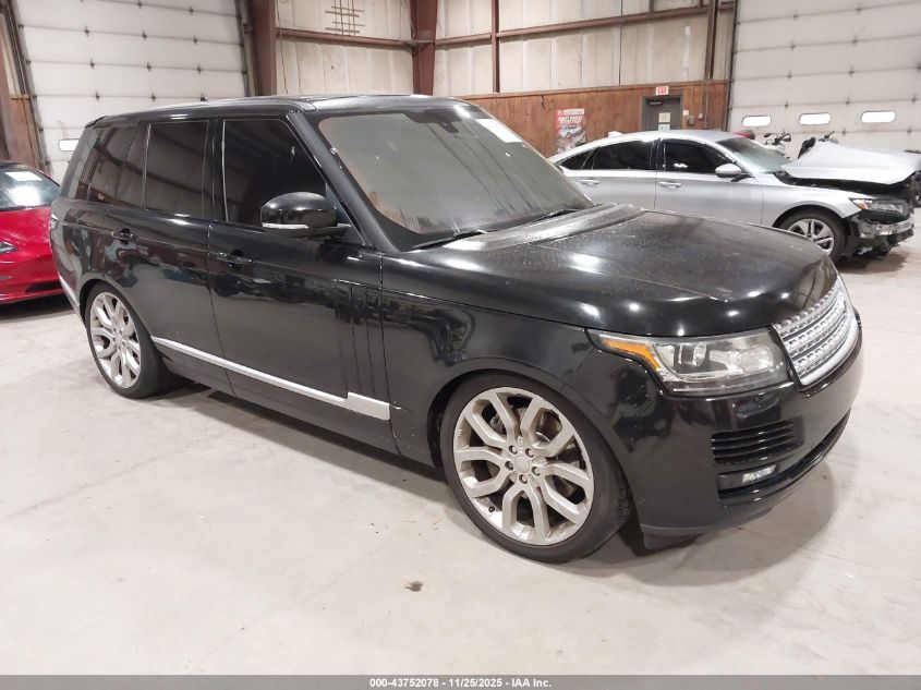 LAND ROVER RANGE ROVER 5.0L V8 SUPERCHARGED