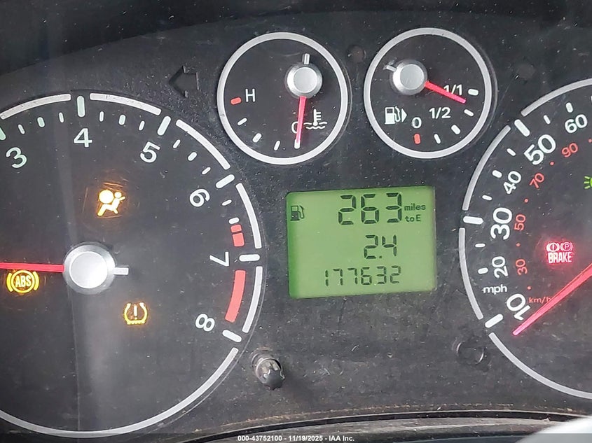 2012 Ford Transit Connect Xl VIN: NM0LS7CN0CT087051 Lot: 43752100