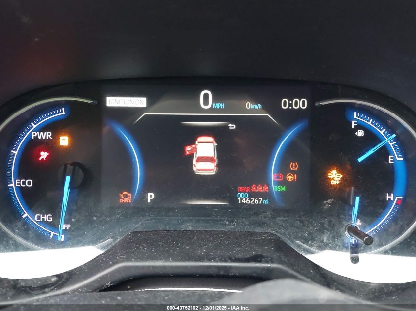 2020 Toyota Rav4 Hybrid Xse VIN: 2T3EWRFV3LW066733 Lot: 43752102