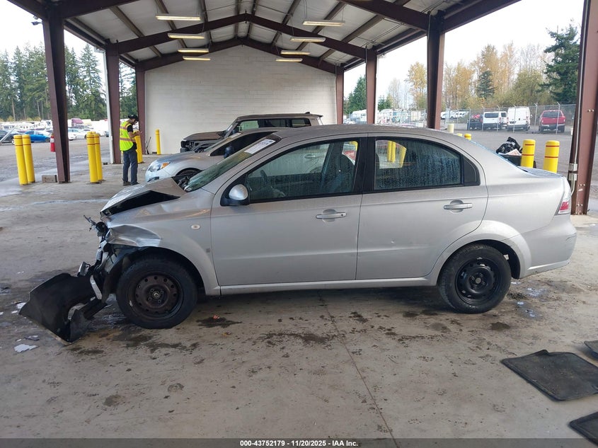 2008 Chevrolet Aveo Ls VIN: KL1TD56648B072403 Lot: 43752179