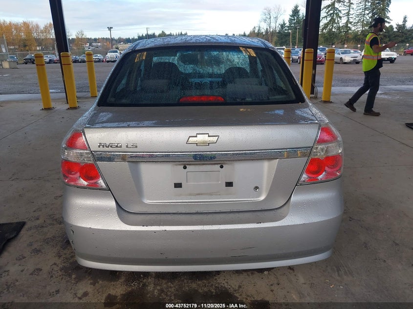 2008 Chevrolet Aveo Ls VIN: KL1TD56648B072403 Lot: 43752179