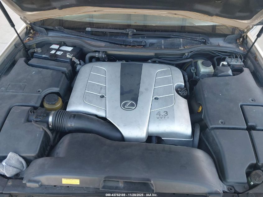 2002 Lexus Ls 430 VIN: JTHBN30FX20076097 Lot: 43752189