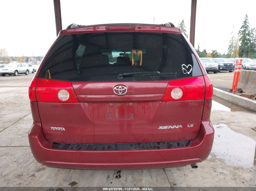 2009 Toyota Sienna Le VIN: 5TDZK23C39S231312 Lot: 43752196