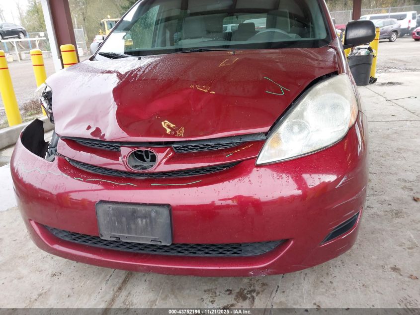 2009 Toyota Sienna Le VIN: 5TDZK23C39S231312 Lot: 43752196