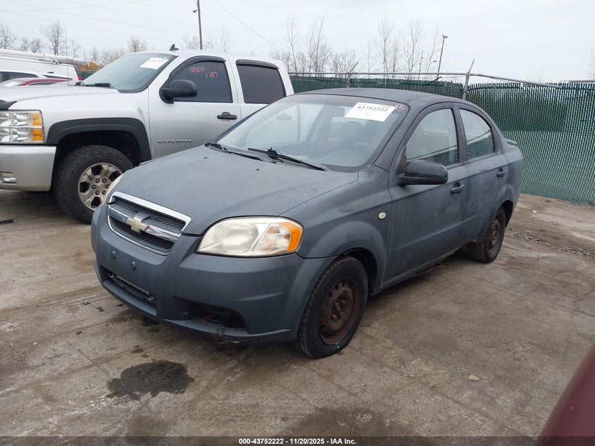 KL1TD56697B063405 2007 CHEVROLET AVEO photo no. 2