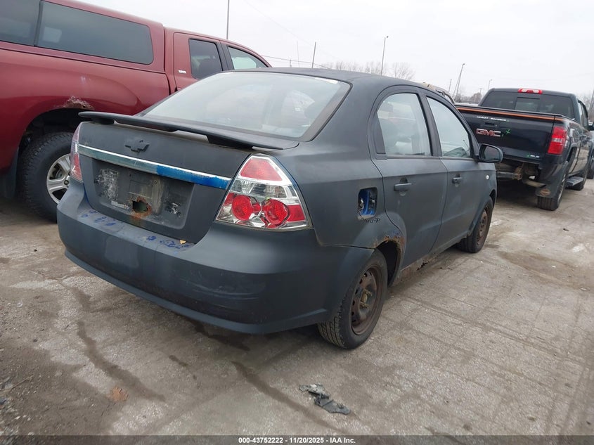 KL1TD56697B063405 2007 CHEVROLET AVEO photo no. 4