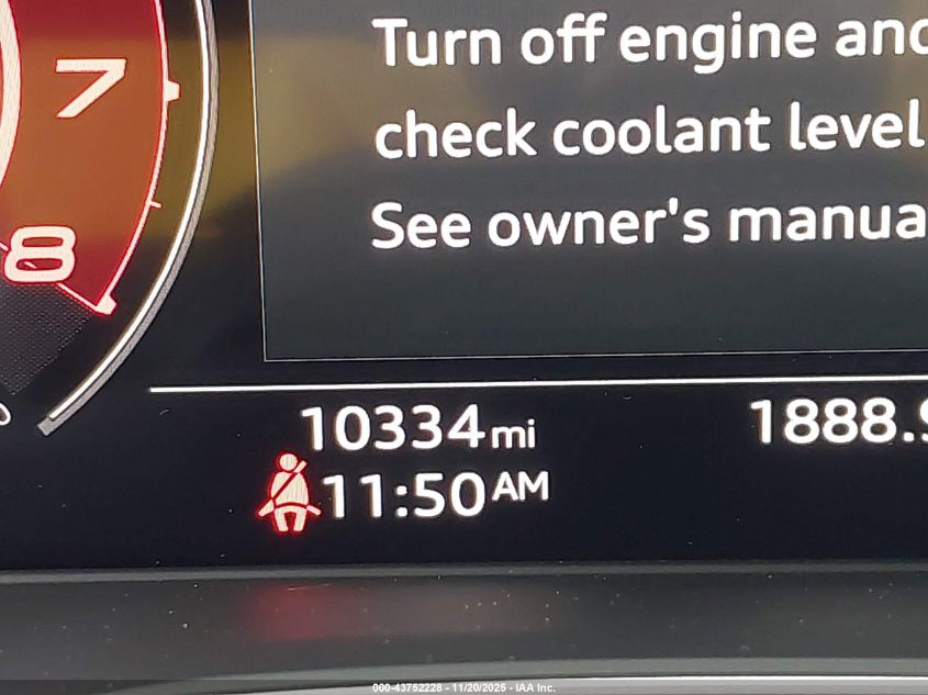 2024 Audi Rs 5 Tfsi Quattro Tiptronic VIN: WUANWAF52RA900809 Lot: 43752228