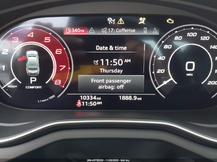 2024 Audi Rs 5 Tfsi Quattro Tiptronic VIN: WUANWAF52RA900809 Lot: 43752228