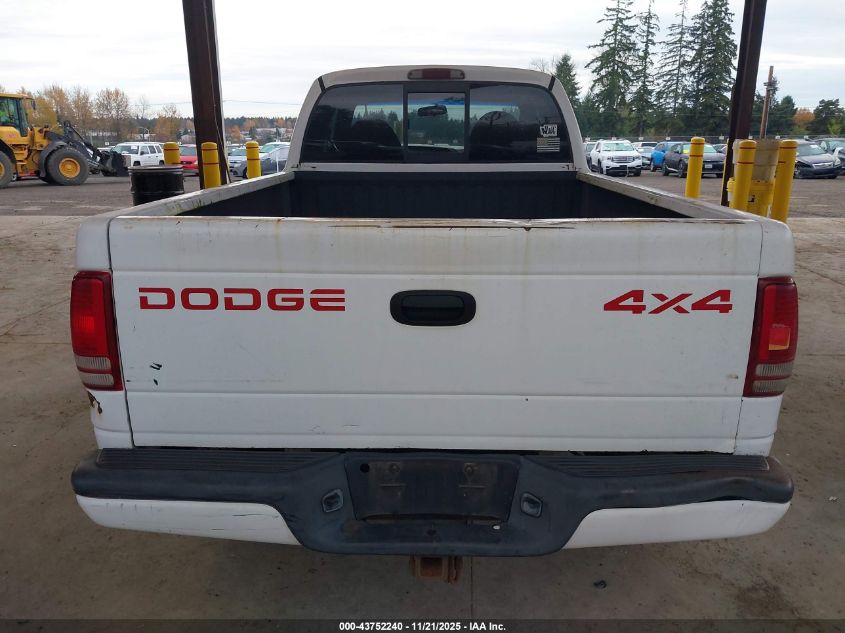 1998 Dodge Dakota Slt/Sport VIN: 1B7GG22Y4WS687747 Lot: 43752240