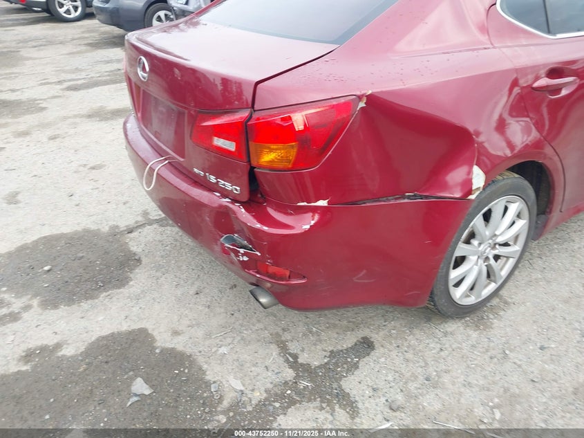 2008 Lexus Is 250 VIN: JTHCK262285022946 Lot: 43752250