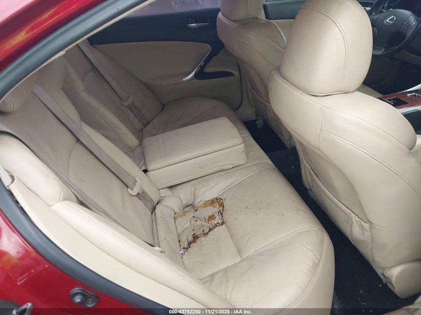 2008 Lexus Is 250 VIN: JTHCK262285022946 Lot: 43752250