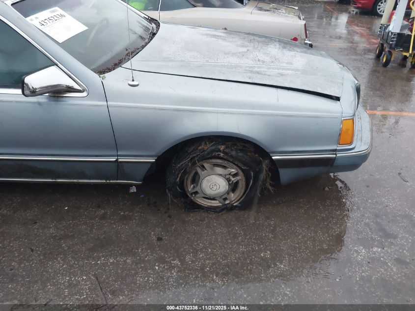 1986 Mercury Cougar VIN: 1MEBP92F9GH706436 Lot: 43752336