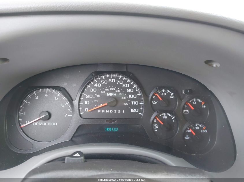 2007 Chevrolet Trailblazer Ls VIN: 1GNDT13S472173148 Lot: 43752345