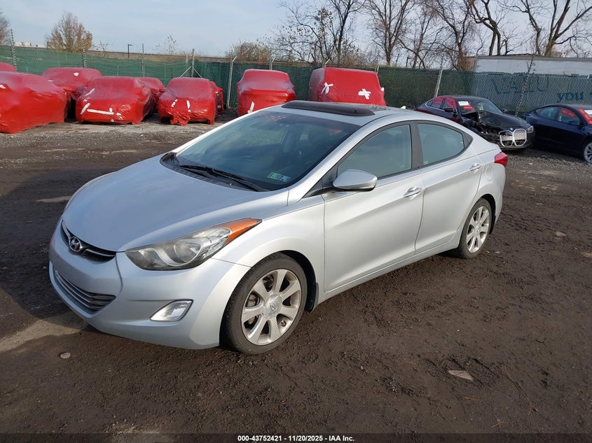 5NPDH4AE1DH399795 2013 HYUNDAI ELANTRA photo no. 2
