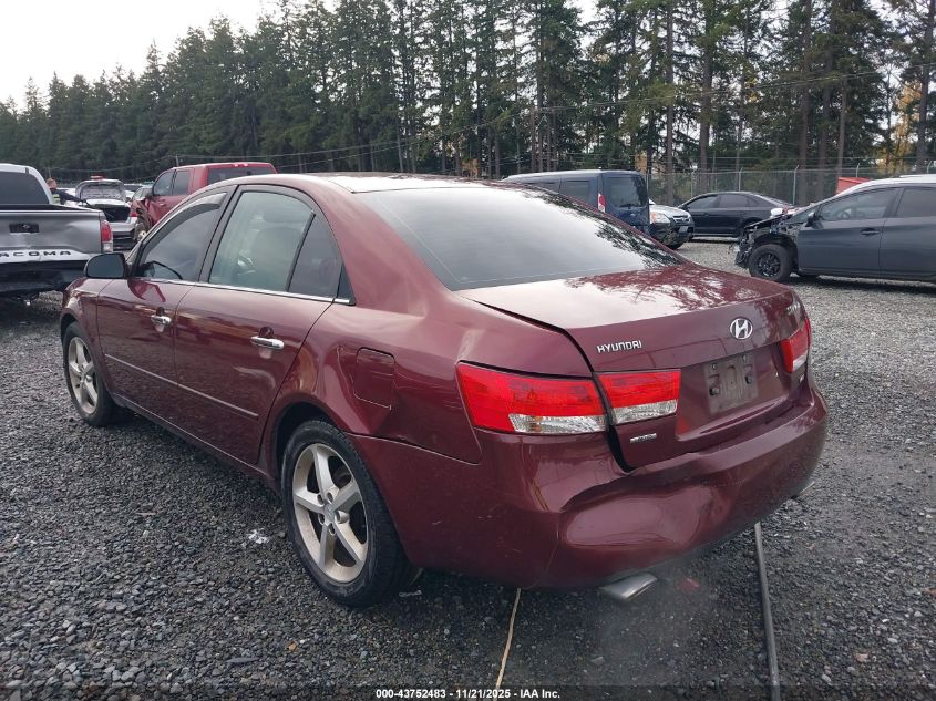 2007 Hyundai Sonata Limited/Se V6 VIN: 5NPEU46F27H193410 Lot: 43752483