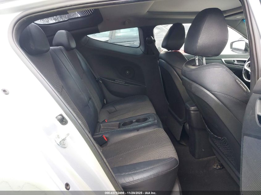 2013 Hyundai Veloster Base W/Black VIN: KMHTC6AD7DU162694 Lot: 43752498