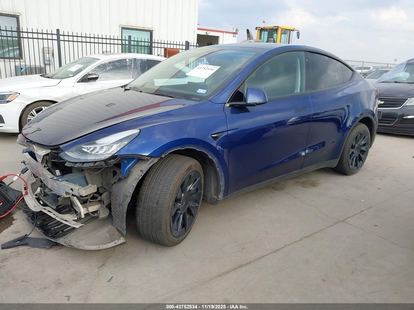 Vin: 7saygdee9na003661, lot: 44247907, tesla model y long range dual motor all-wheel drive 20222